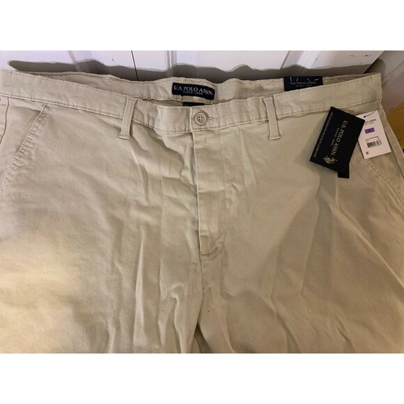 New US POLO Assn. Hartford Men’s Sz 46 flat Front Shorts - Picture 6 of 8